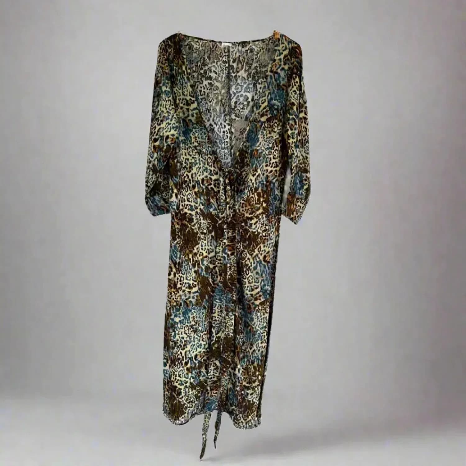 Leopard — Maxi Wrap Dress